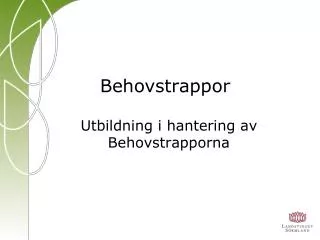 behovstrappor