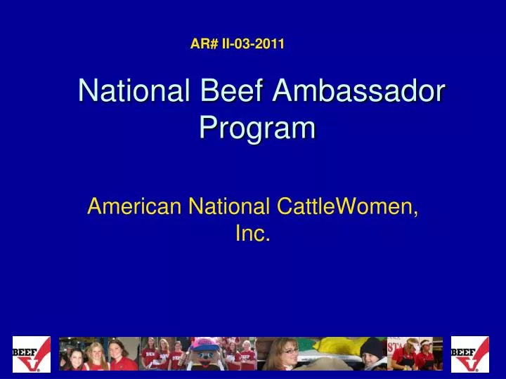 national beef ambassador program