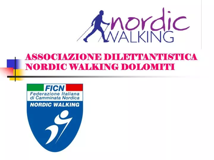 associazione dilettantistica nordic walking dolomiti
