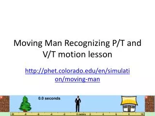 Moving Man Recognizing P/T and V/T motion lesson