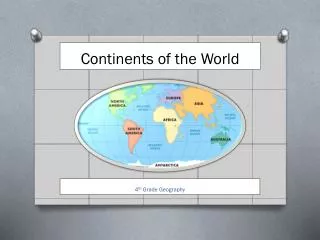 Continents of the World