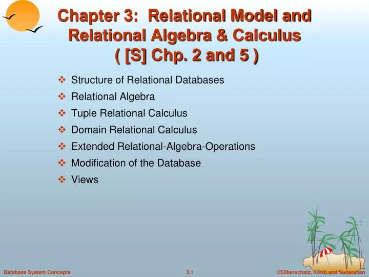 chapter 3 relational model and relational algebra calculus s chp 2 and 5