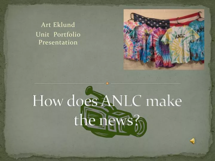 how does anlc make the news