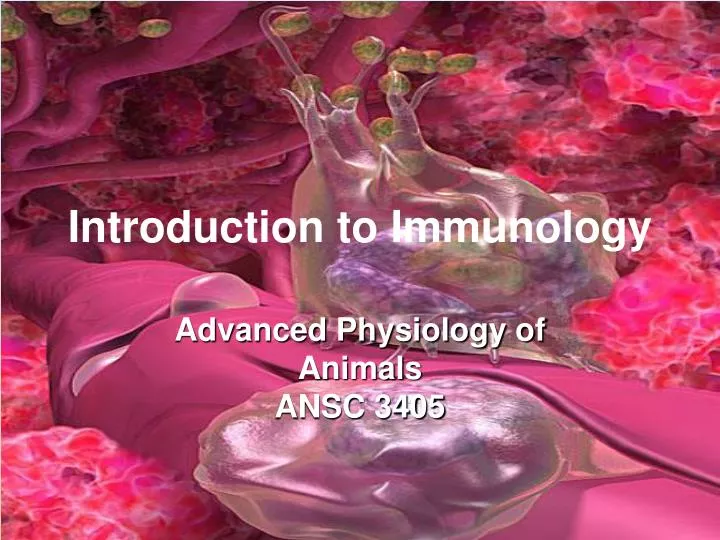 introduction to immunology