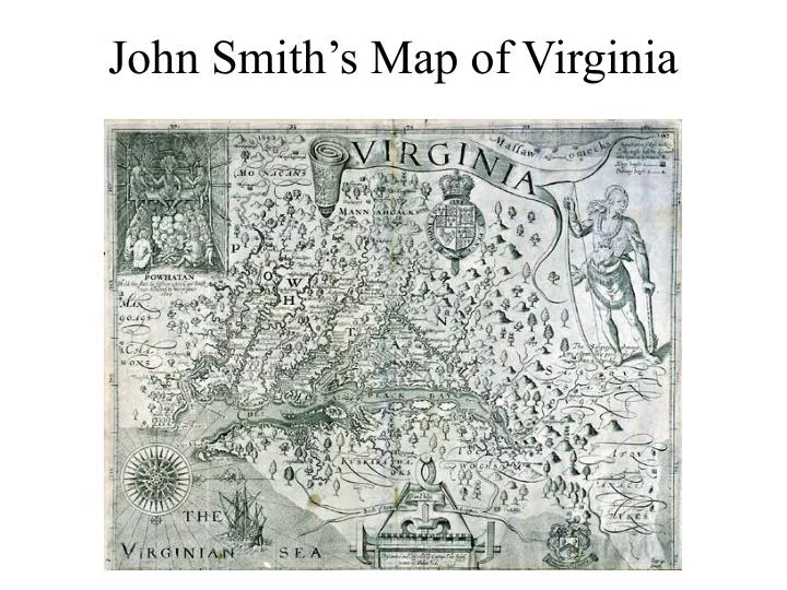 john smith s map of virginia