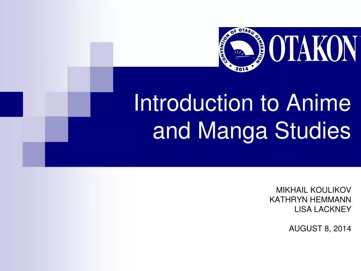 An Introduction to Anime & Manga