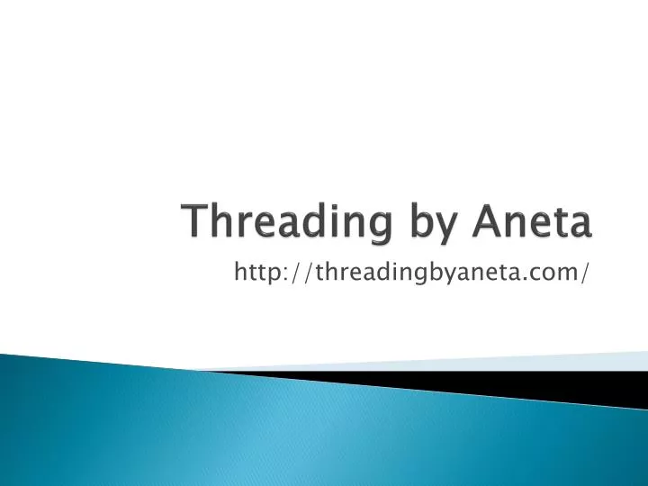 threading by aneta
