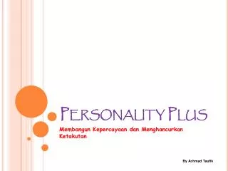 personality plus