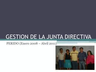 gestion de la junta directiva