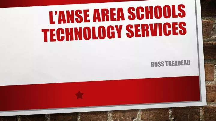 l anse area schools technology services