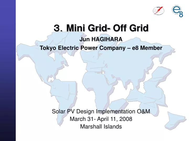 mini grid off grid jun hagihara tokyo electric power company e8 member