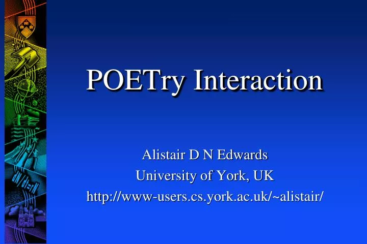 poetry interaction