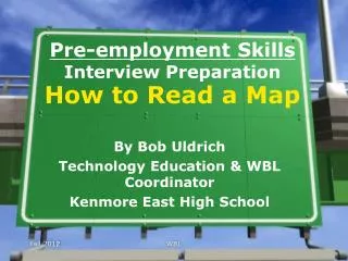 Pre-employment Skills Interview Preparation How to Read a Map