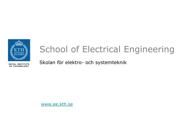school of electrical engineering