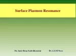 Surface Plasmon Resonance - slide 1
