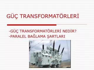 g transformat rler