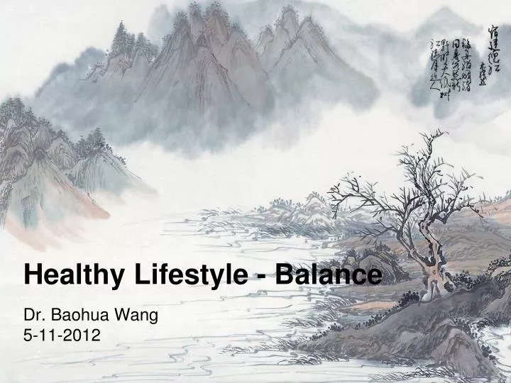 healthy lifestyle balance