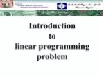 PPT - INTRODUCTION TO LINEAR PROGRAMMING PowerPoint Presentation, free ...