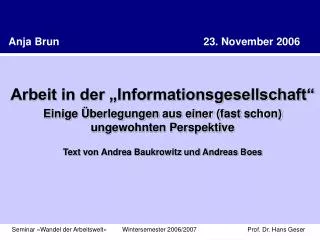 anja brun 23 november 2006