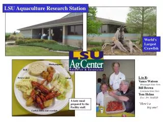 LSU Aquaculture Research Station