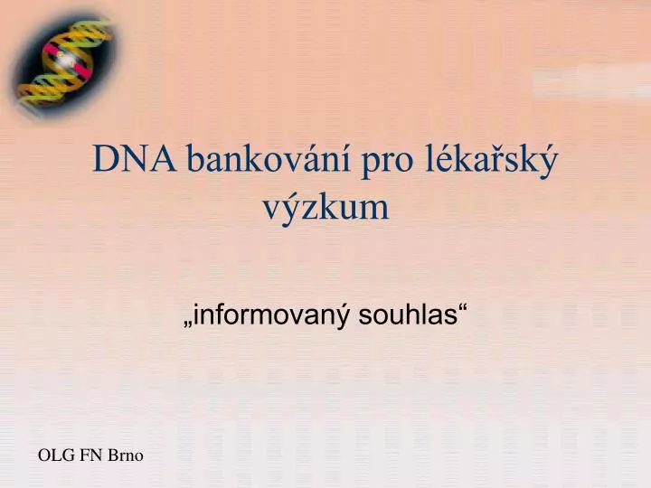 dna bankov n pro l ka sk v zkum