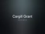 Cargill Grant - slide 1