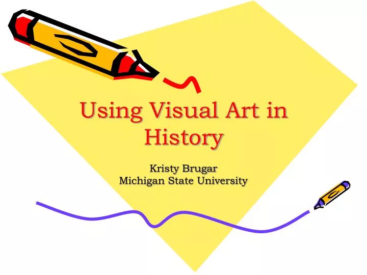 using visual art in history