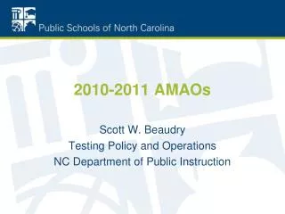 2010-2011 AMAOs