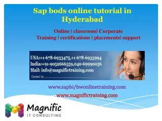 Sap bods online tutorial in Hyderabad