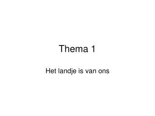 thema 1