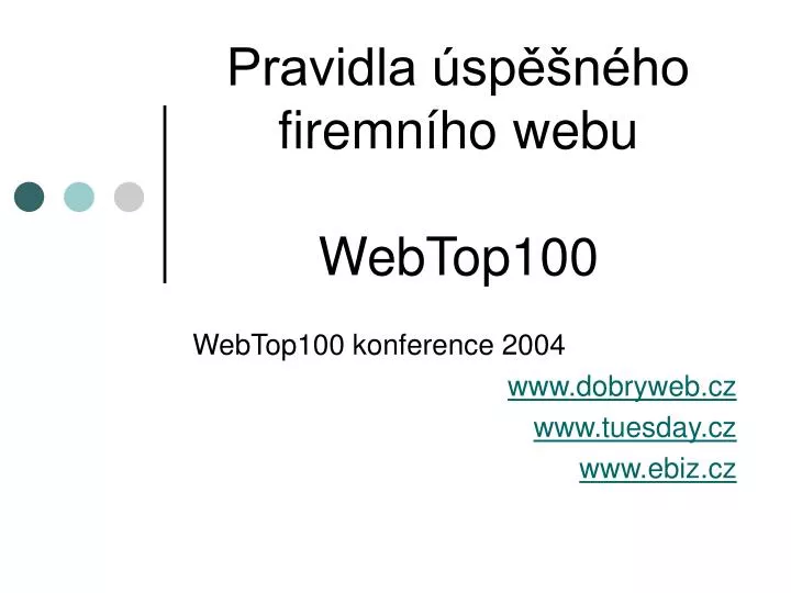 pravidla sp n ho firemn ho webu webtop100
