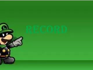 record