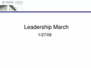 Leadership March