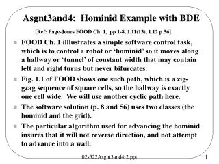 Asgnt3and4: Hominid Example with BDE