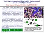 Innovative Boron Cluster-based Liquid Crystals for Advanced Applications - slide 1