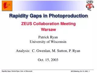 Rapidity Gaps in Photoproduction