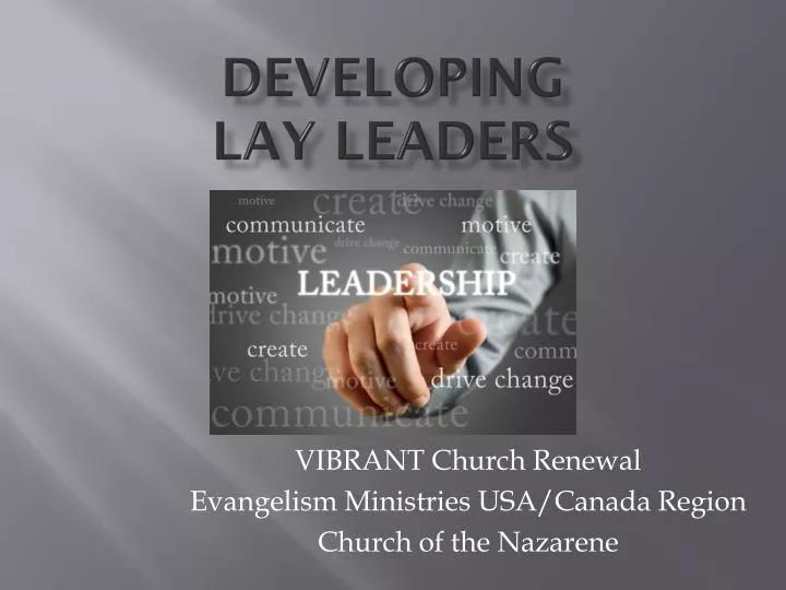 developing lay leaders