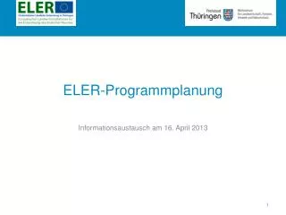 eler programmplanung