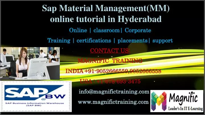 sap material management mm online tutorial in hyderabad