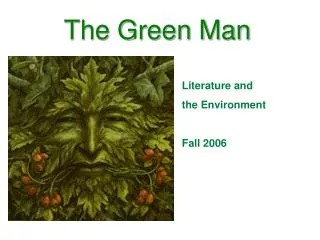 The Green Man