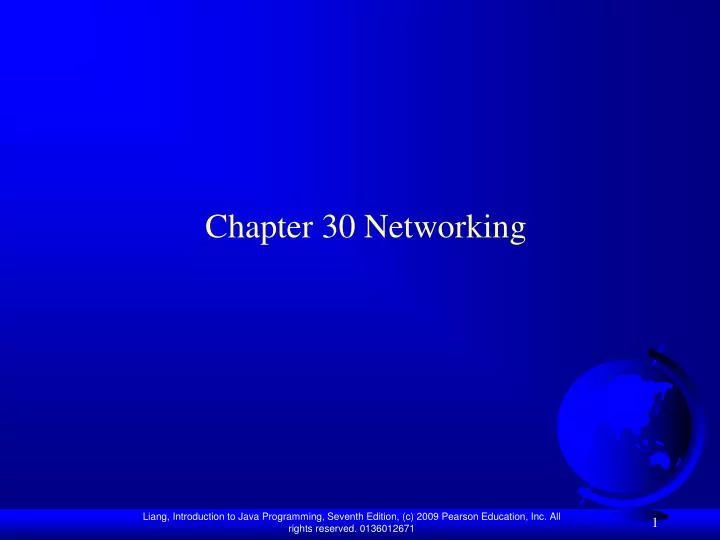 chapter 30 networking