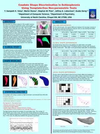 Caudate Shape Discrimination in Schizophrenia