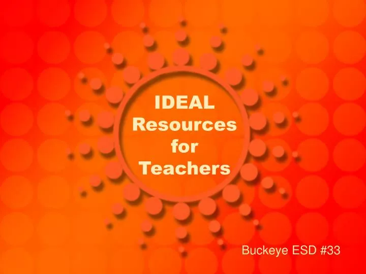 ideal resources for teachers