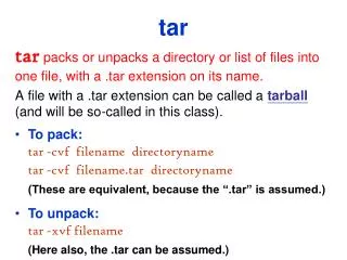 tar