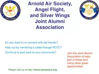 Arnold Air Society, Angel Flight, and Silver Wings Joint Alumni Association