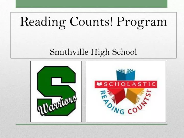 reading counts program smithville high school