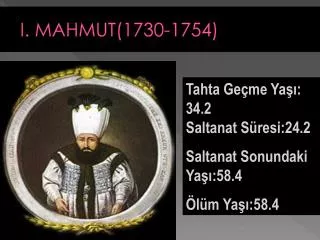 i mahmut 1730 1754