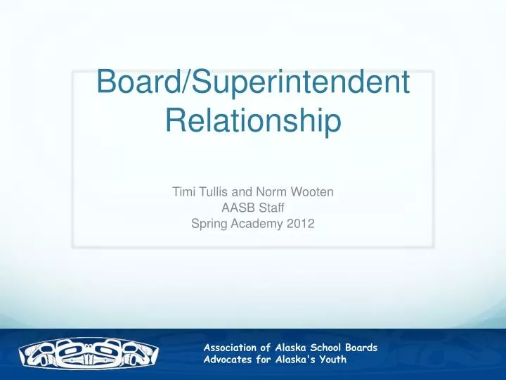 board superintendent relationship