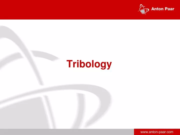 tribology