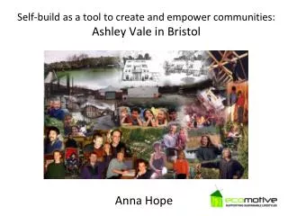 Self-build as a tool to create and empower communities: Ashley Vale in Bristol
